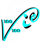 Logo 100 pour 100 Vie aqua fond blanc sourire redimensionné et compressé